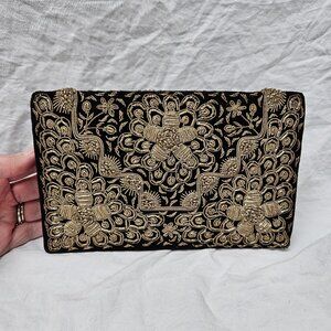 Vintage Embroidered Clutch